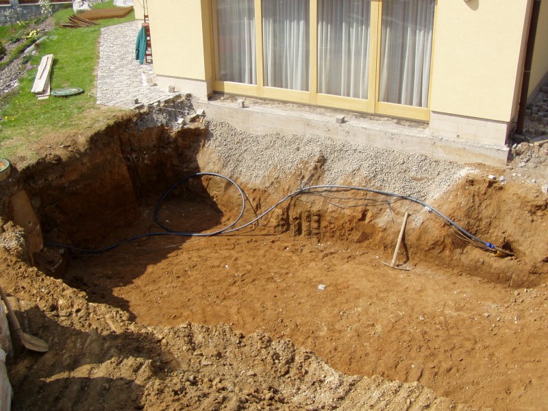 Pokládka inženýrských sítí